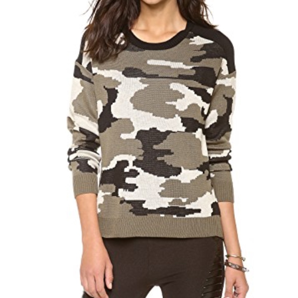 Generation Love Camo Sweater - Picture 1 of 4